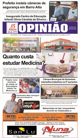Começou a circular a mais nova edição do Jornal Opinião